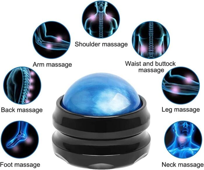 WOVTE Massage Ball, Lacrosse Balls, Self Massage Tool for Sore Muscles, Shoulders, Neck, Back, Foot, Body, Deep Tissue, Trigger Point, Muscle Knots, Yoga and Myofascial Release (Blue) - Image 7