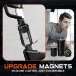 Magnetic Gym Bag for Men and Women, Magnetic Water Bottle Holder with Touch-screenable Clear Phone Pocket, Portable Sling Gym Bags, Crossbody Pouch for Gym Sports Travel Workout Bag, Gym Accessories - Image 3