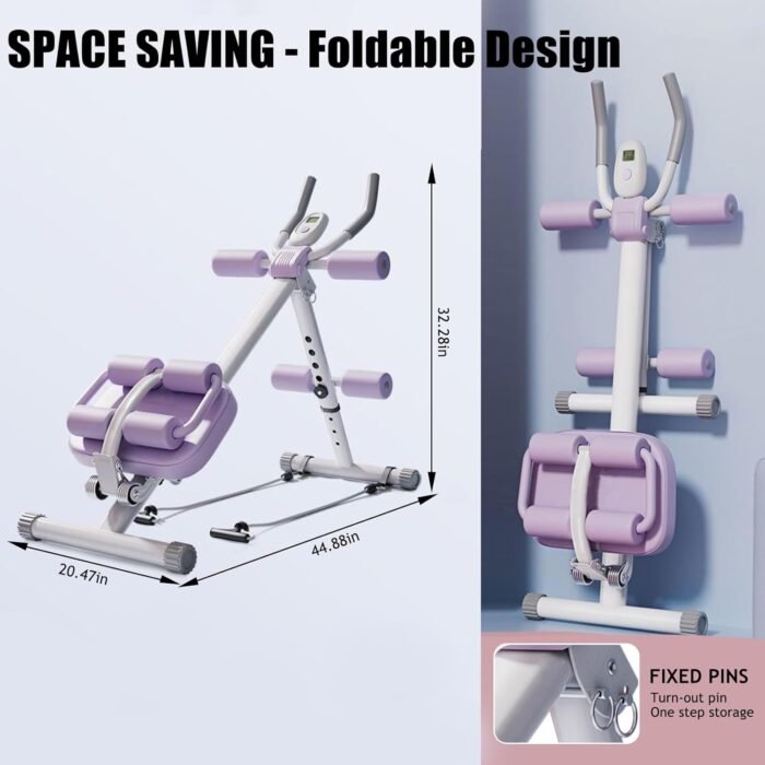 Wooa Ab Machine, Adjustable Ab Trainer Machine, Ab Workout Equipment, Ab Machine for Stomach Workout, Ab Workout Machine - Image 9