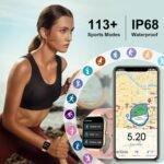 Smart Watch for Women Men (Answer/Make Call), 1.96"HD Smartwatch with Heart Rate/Sleep Monitor/Pedometer, 113+ Sports 2025 New Fitness Tracker, IP68 Waterproof Activity Tracker for Android iOS - Image 5