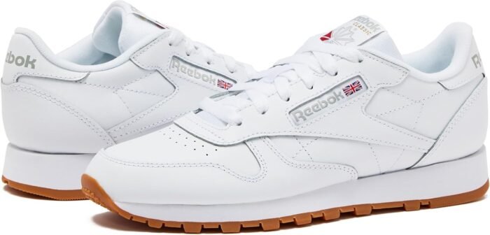 Reebok Women's Classic Leather Sneakers Black Or White Tennis Shoes Size 5 to 11 - Image 7
