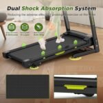 FYC Folding Treadmill for Home with Incline 330lb Weight Capacity 3.5HP Portable Electric Treadmill with Bluetooth, 12 Preset Programs Exercise Running Machine Easy Assembly - Image 8