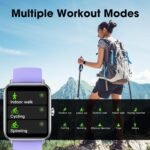 Smart Watch, Fitness Tracker with Heart Rate Monitor, Blood Oxygen, Sleep Tracking, 1.5 Inch Touchscreen Smartwatch for Android iOS Swimming Waterproof Pedometer Step Calories Tracker for Women Men - Image 8