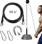 98 Inch Fitness Pulley Cable Fitness Extension Cable for Home Gym Pulley System Fitness Cable, Fitness Pulley Accessories(2-Pack) - Image 5