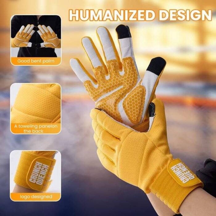 FlexGrip – Goat Leather Palm, Silicone Grip, Breathable, Touchscreen, Multi-Use Fitness Gear for Men & Women - Image 9