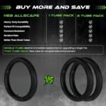 HEB - Heavy Duty Bike Tube for Ebike Tires - Puncture Resistant Inner Tube for 20x4 / 26x4 Bike Tire, Fat Tire Tube, MTB, 20 inch x 4.0 inch and 26 inch x 4.0 inch Bike Tubes - Image 7