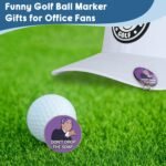 Office Golf Ball Marker with Magnetic Hat Clip, The Office Merchandise Prison Mike Birthday Presents, Golfer Gifts for Him, Boyfriend, Dad, Husband (1.26") - Image 3