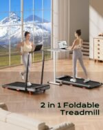 Walking Pad,Treadmill with Incline for Home Office, 2.5HP Portable Under Desk Treadmill with 265 Lbs Capacity,Remote Control, Led Display - Image 4