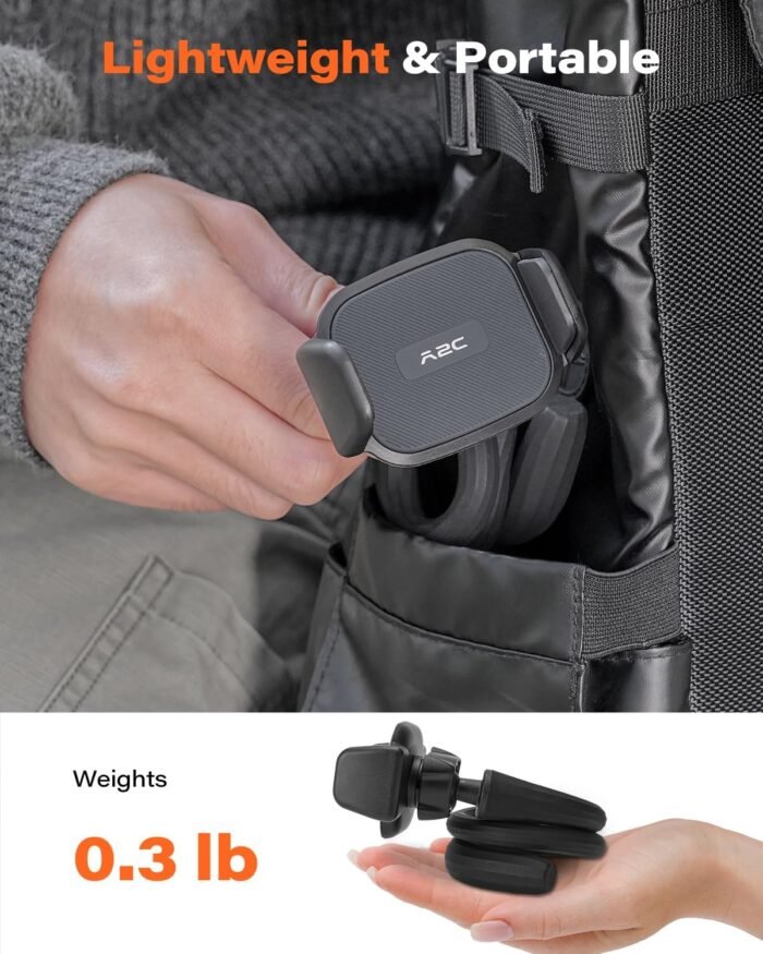 A2C Flexible Phone Holder for Treadmill, Peloton, Stroller, Shopping Cart, Desk, Portable Gooseneck 16.5” Long Arm Phone Mount for 4.7”-6.9" Smartphones - Image 4