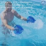High Resistance Aquatic Bell Set - Blue | Aquatic Dumbbells | Quick Start Guide | Water Weights | Strength & Muscle Building | Pool Exercise Equipment | Pair (HRPCBELL) - Image 5