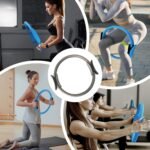 Pilates Ring Fitness Trainer, Pilates Circle Ring Yoga Circle Ring Foam Pads for Inner & Outer Thighs Workout, Exercise Equipment Fitness Circle for Toning Arms, Thighs - Image 8