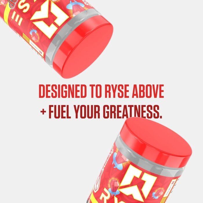 RYSE Loaded Pre Workout Powder - Ring Pop Cherry - Daily Pre-Workout for Men & Women with 325mg Caffeine, Beta Alanine, and Citrulline for Pump, Focus, and Energy - 30 Servings - Image 8