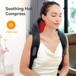 Snailax Cordless Neck Shoulder Massager with Soothing Heat, Fsa Hsa Eligible, Upgarded 4D Deep Tissue Kneading, Shiatsu Back Massager Pillow for Neck, Traps, Back, Gifts for Men Women Mom Dad - Image 4