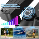 ANCHEER Under Desk Elliptical Exercise Machine,Standing or Seated Ellipse Leg Exerciser with 8 Level Resistance,Portable Exercise Equipment with LCD Display Monitor,Fully Assembled - Image 4
