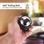 PURAVA Premium 3-in-1 Massage Roller Ball Set – Deep Tissue Muscle Relief, Handheld Easy-Glide Design for Full Body, Neck, Back, Leg Pain Relief, Stress Reduction, Relaxation Aid - Image 6