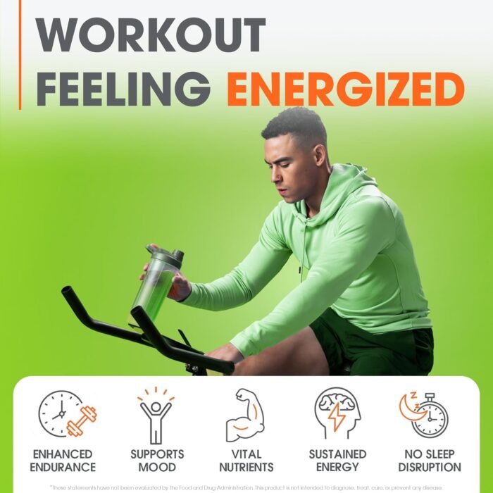Genius Pre Workout Powder, Sour Apple - All-Natural Nootropic Pre-Workout & Caffeine-Free Nitric Oxide Booster Supplement with Beta Alanine & Alpha GPC - No Artificial Flavors, Sweeteners, or Dyes - Image 5