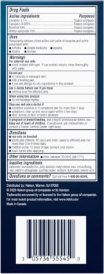 Advil Targeted Relief Pain Relieving Cream with Massage Applicator, Up to 8 Hours of Powerful Relief of Minor Arthritis Pain, Joint Pain, Lower Back Pain and Muscle Pain, 2.5 oz - Image 16