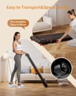 Walking Pad Treadmill, Anylife Incline Walking Pads Under Desk 330lb Capacity, 2.5HP Portable Treadmills for Home, Compact Treadmill Small Running Pad with LED Display, Remote Control - Image 8