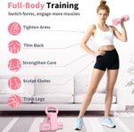 2-in-1 Adjustable Dumbbells Set, 4 Levels Weight Dumbbells Set for Women Men, Each 2.2/3.3/4.4/5.5lb Hand Weights with Kettlebell Form for Home Gym Exercise Training - Image 6