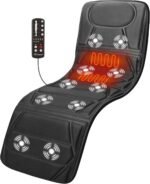 Snailax Massage Mat with Heat, Back Massage Pad for Bed, Chair, 10 Motors Vibrating Massage Mattress Pad with 2 Heating Pads for Back, Full Body Massager - Image 2