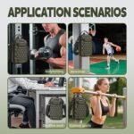 Small Magnetic Gym Bag for Men and Women with 9 Powerful Magnets,Multi-Size Magnetic Water Bottle Holder for sports, work - Image 9