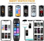 Fitness Tracker,2025 Smart Watch with Blood Pressure Heart Rate & Sleep Monitor IP67 Waterproof Step Calorie Counter Pedometer Fitness Activity Watch for Men Women Android iOS Phone (Black) - Image 7