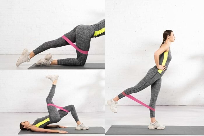 Fitness Resistance Band Skin Friendly Stretch Loop Workout Fabric Booty Leg Glute Exercise Squat Female Butt Lift Non Slip Cloth Sculpting Band Gym Indoor Training - Image 4