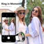 Smart Ring, Health and Fitness Tracker Smart Ring with Calories/Heart Rate/Blood Oxygen/Blood Pressure/Sleep Monitoring, IP68 Waterproof Ring for Pedometer Exercise (Silver, #9) - Image 6