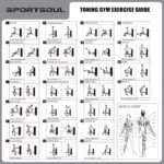 Home Gym Toning Gym Total Body Workout,White,Grey (GWY009) - Image 10