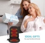 Back Massager Chair Pad, Massage Seat Cushion, Back Massage with Heat, 4 Vibration Intensities & 2 Heat Levels,Electric Massager Pain Relief,Ideal Gifts for Dad,Mom,Women,Men - Image 8