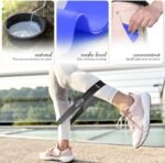 VEICK Resistance Loop Exercise Bands, Elastic Workout Bands for Men Women, Set of 5 Different Resistance Levels Stretch Band for Home Fitness Stretching Strength Training Physical Therap - Image 5