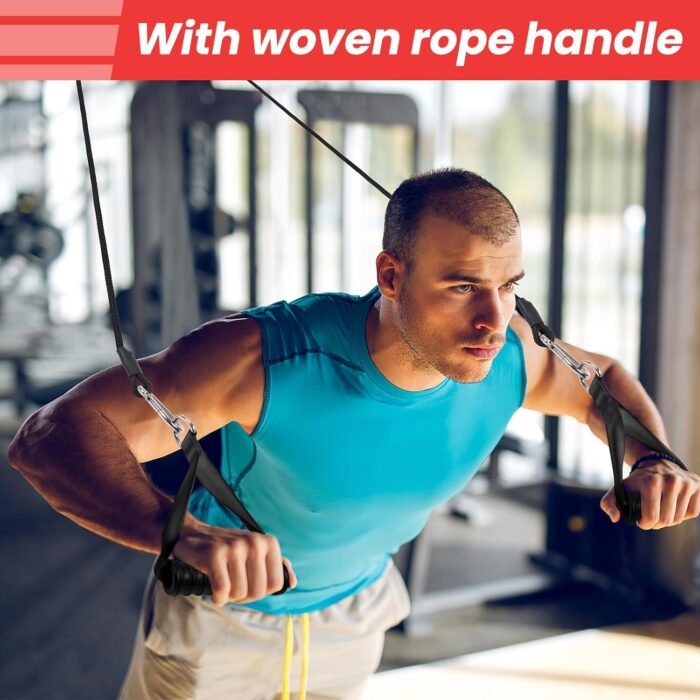 LAT Pulldown Attachments Pulley System Gym Tricep Rope Pull Down Training Cable Machine LAT Pulldown Machine for Home Gym - Image 7