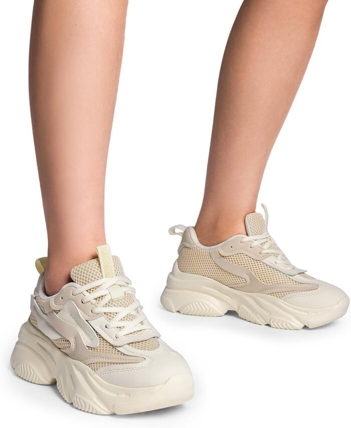 DREAM PAIRS Women's Platform Chunky Fashion Sneakers Jaxon Walking Lace-Up Comfortable Dad Sneakers Workout Sport Work Casual Tennis Shoes - Image 7