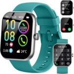Smart Watch (Answer/Make Calls), 1.96"HD Smartwatch for Men Women 113+ Sport, 2025 Fitness Activity Tracker with Heart Rate Monitor, Sleep Trackers, Pedometer, IP68 Waterproof for Android iOS Green - Image 2