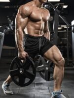 Aolesy Men's Gym Workout Shorts 5" Lightweight Bodybuilding Athletic Shorts Running Training with Zip Pockets & Towel Loop - Image 6