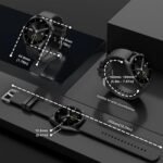 Smart Watches for Men Women(Answer/Make Calls), 1.43" AMOLED HD with 100+ Sport Modes, Heart Rate/Sleep Monitor/Steps/Calories/IP68 Waterproof Fitness Tracker, smartwatch for Android iOS,Black - Image 10