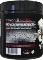 Insane Labz Psychotic Black Edition Mid Stimulant Pre Workout Powder, Energy Focus Pumps, Loaded with Creatine Beta Alanine Taurine Fueled by AMPiberry, 35 Servings (Gummy Candy) - Image 3