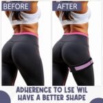 Blood Flow Restriction Band 2 PCS BFR Thigh Bands for Workout Elastic Occlusion Pink Booty Bundle Straps for Glutes & Hip Building Fabric Resistance Band for Exercising Butt Squat Thigh Fitness - Image 5