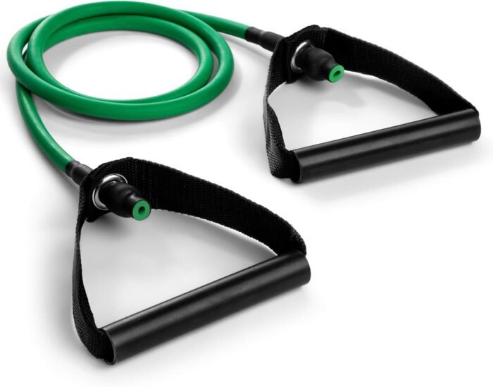 Champion Sports XP Resistance Tube Bands for Men and Women, Light Resistance, Green - Durable Fitness Band for Strength Training, Stretching, Rehabilitation - Premium Home Workout Equipment - Image 2