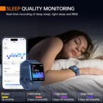 aeac Smart Watch Fitness Watch for Men Women, Alexa Built-in & Stable Bluetooth Call, with Heart Rate/SpO2/Sleep Monitor, 100 Sports, IP68 Waterproof Smartwatches for iOS Android - Image 7