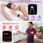 Smart Watch for Men Women Fitness: Make Answer Call Digital Mens watches Waterproof Running Pedometer Smartwatch for Android Phone iPhone Samsung Compatible Sleep SpO2 Heart Rate Monitor Step Tracker - Image 4