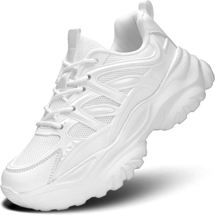 Women's Road Running Shoes Non Slip Ladies Walking Fashion Athletic Sneakers Work Gym Comfort Lightweight Mesh Soft Sole - Image 2
