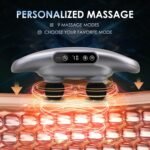 Massage Gun Deep Tissue with 6 Head - Electric Massager Gun for Legs, Arms, Waist, Back, 9 Levels & 9 Modes Back Massager for Pain Relief, Ideal Gifts for Friends, Mom and Dad, Gray - Image 5