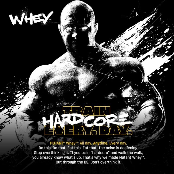 Mutant Whey – 100% Whey Protein Powder Shake, Gourmet Taste, 22g of Protein, Fast Absorbing, Easy Digesting, 5lbs - Triple Chocolate - Image 4
