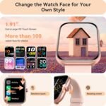 Smart Watch for Women, Smartwatch for iPhone & Android Bluetooth (Answer/Call) Built-in Alexa, 1.91" HD Fitness Tracker with 105+ Sport Modes, IP68 Waterproof, Sleep/Heart Rate/SpO2/Stress Monitor - Image 6