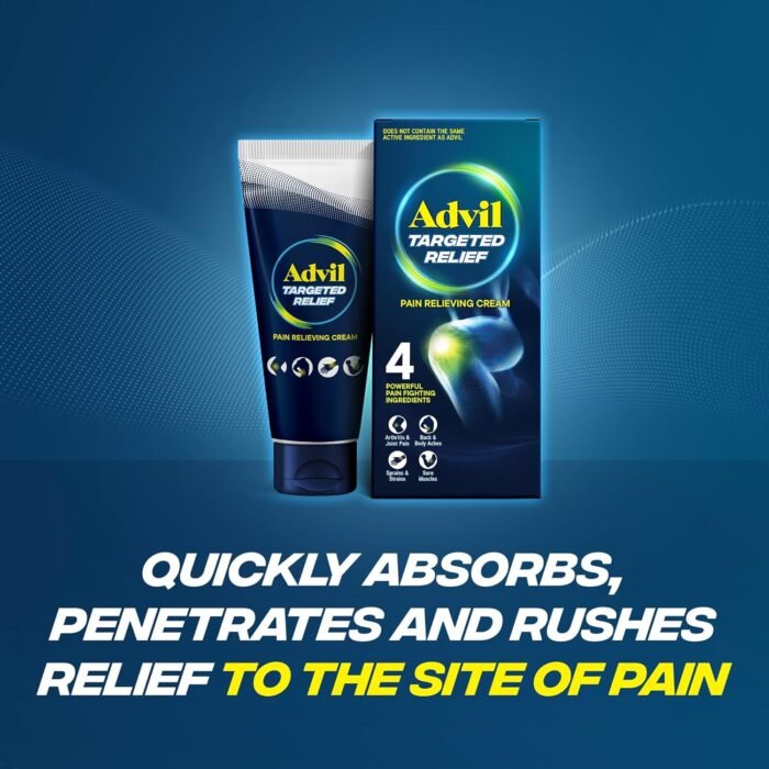 Advil Targeted Relief Pain Relieving Cream, Up to 8 Hours of Powerful Relief of Minor Arthritis Pain, Joint Pain, Lower Back Pain and Muscle Pain - 2.3 oz - Image 13