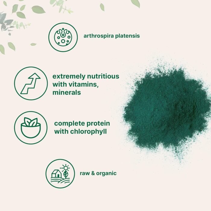 Micro Ingredients Organic Spirulina Powder, 1lb | Blue-Green Algae, Rich in Vegan Protein, Vitamins & Minerals | Source of Natural Chlorophyll & Enzymes | Non-GMO, Gluten-Free, No Additives - Image 4