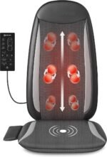 COMFIER Shiatsu Back Massager with Heat,Massage Chair Pad for Back Relief deep,Heated seat Cushion,Chair Massager for Neck,Hip with Kneading & Vibration,Home Office,Gifts for Women Men,Dad,Mom - Image 2
