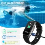 Fitness Tracker, Step Tracker with 24/7 Heart Rate, Sleep, Blood Oxygen Blood Pressure Watch, 120+ Sports Modes, Calorie Counter Pedometer for Women Men - Image 8