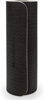 Bell & Howell Yoga Mat – Extra Thick TPE Cushioned Foam Mat, Non-Slip Grip, High-Density Support, 72”L x 24”W, Ideal for Carpet & Hard Floors, Includes Strap - Image 8